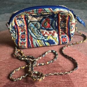 Vera Bradley Boho Quilted Cross Body Clutch Purse